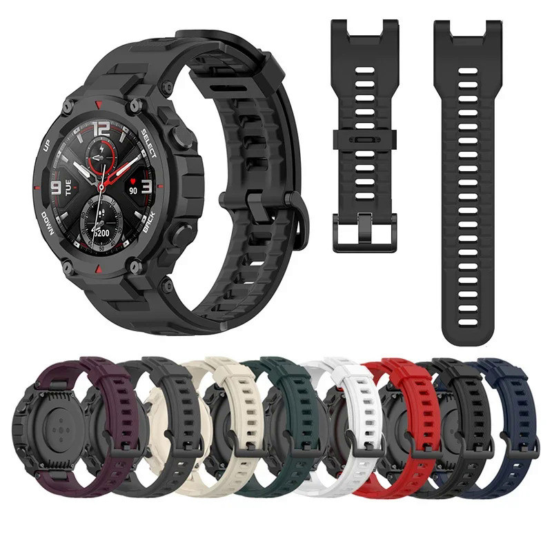 Watch Band For Huami Amazfit T Rex Pro /Trex Pro Strap Silicone Wristband Bracelet For Amazfit T-Rex