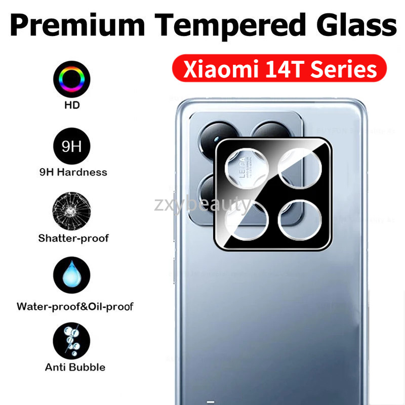 Xiaomi 14T Pro 5G 2024 กล้องเลนส์ป้องกันเต็มรูปแบบกระจกนิรภัยสําหรับ Mi14T Mi 14TPro Mi14TPro กระจกป้องกันฟิล์มด้านหลัง