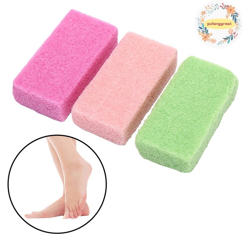 Pufanggreat หินภูเขาไฟฟองน้ําหิน Exfoliate Foot Care ลบ Hard Dead Skin Feet Rasp TH