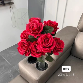 กุหลาบปารีส 10 ดอก ดอกไม้ ดอกไม้ประดิษฐ์