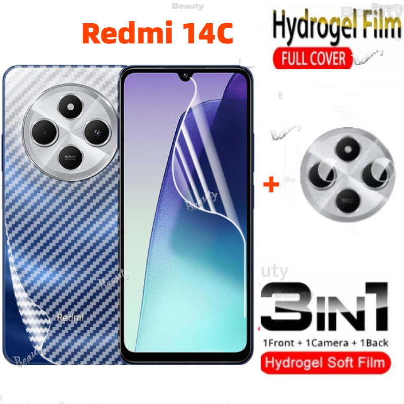 ฟิล์มไฮโดรเจลด้านหน้าสําหรับredmi 14C 2024 ป้องกันหน้าจอฟิล์มสําหรับXiaomi Redmi 14C 14 C 1 4C C14 1