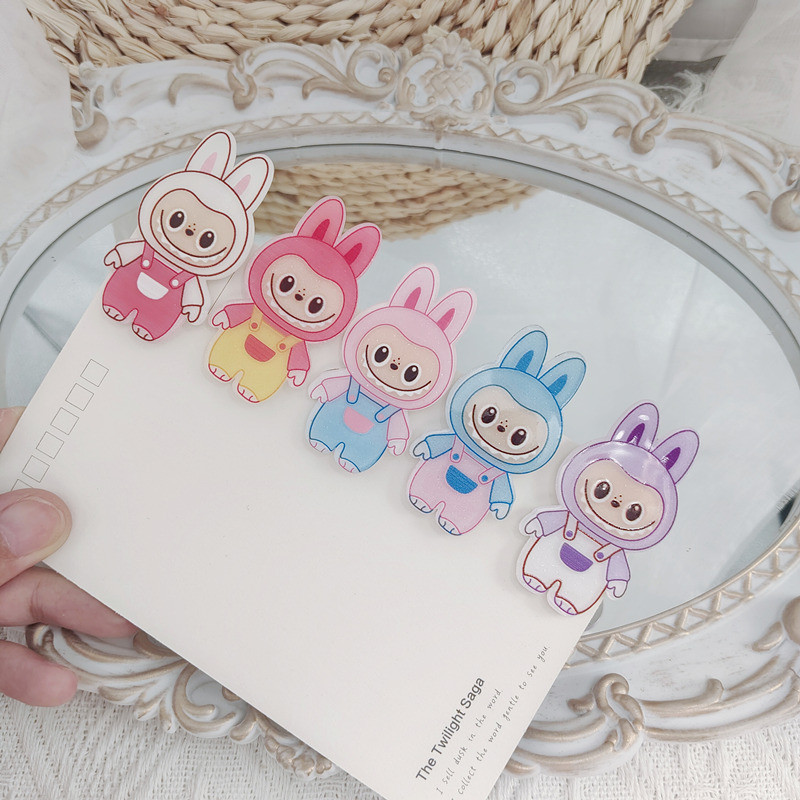 เครื่องประดับผมเด็กผู้หญิงใหม่น่ารัก Labubu กิ๊บติดผมกิ๊บติดผมหน้าม้า