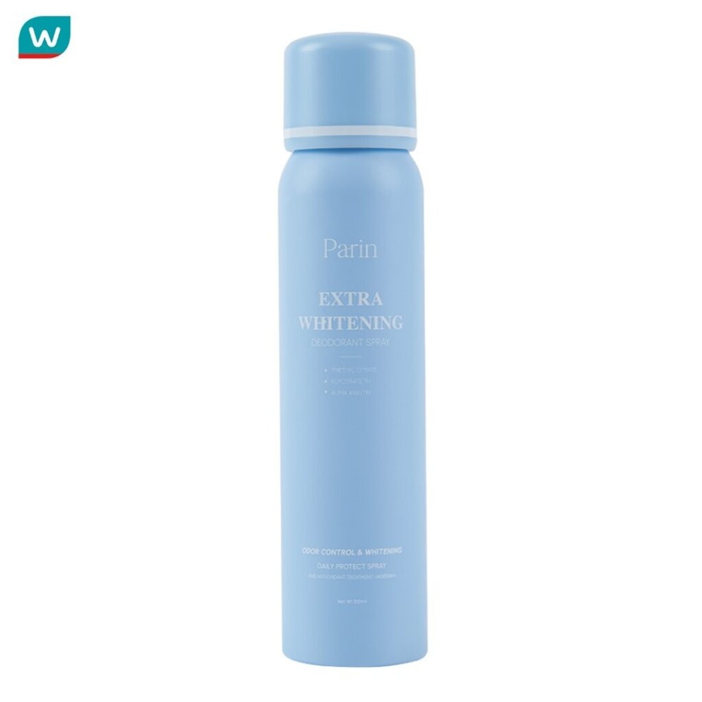 Parin พาลิน เอ็กซ์ตร้า ไวท์เทนนิง ดีโอเดอแรนท์ สเปรย์ 100มล.