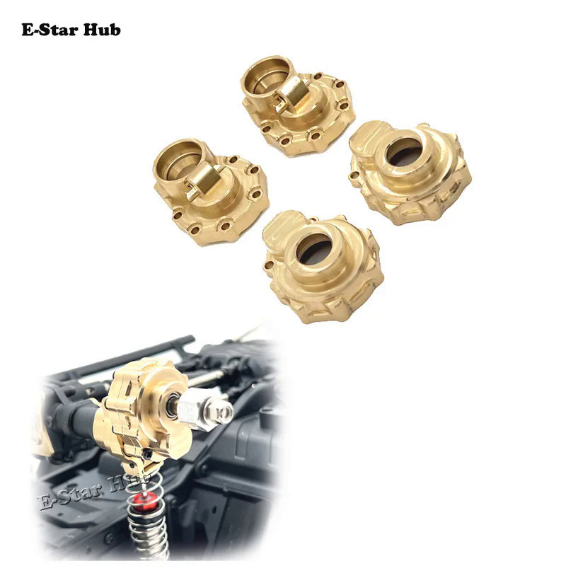 ถ้วยสะพานหลังสําหรับwltoys 104006 104010 104020 104026 อาร์ซี รถทองเหลืองอัพเกรดอุปกรณ์เสริม