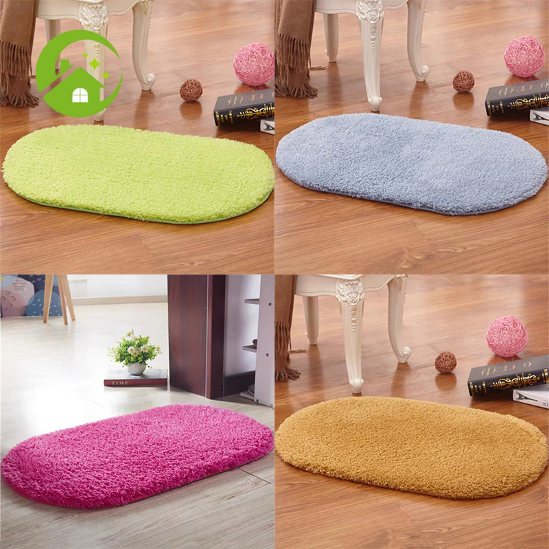 พรมเช็ดเท้าเนื้อนุ่มและหนา ขนาด 60*40 cm ดูดซับน้ำได้ดีเยี่ยม เหมาะสำหรับตกแต่งห้อง ปูพื้นห้องนอน