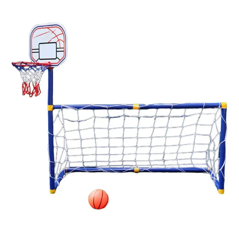 Children's Outdoor Sports Football Goal Two-in-one Suit Boys and Girls Basketball Stand Portable Foo