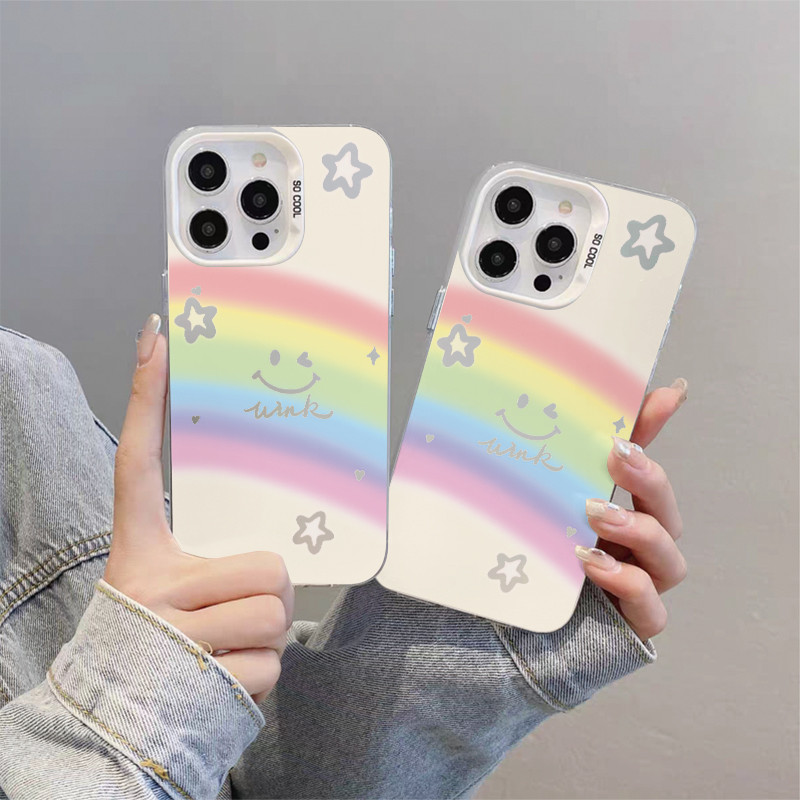 Awifi ส่งจากไทย เคสโทรศัพท์มือถือนิ่ม เคสไอโฟน กันกระแทก สําหรับ 16 11 12 13 14 15PROMAX 7Plus XR XS Max กระต่าย เส้น