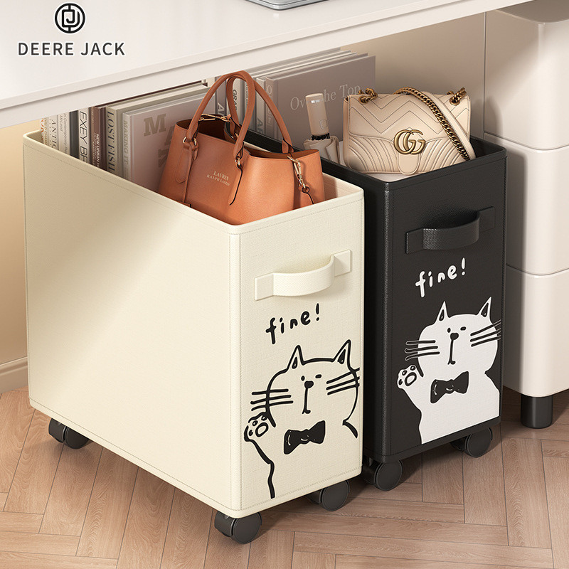 Deere Jack Office Desk Storage Rack Station Bag ตะกร้ามีล้อรถเข็นกล่องเก็บของเคลื่อนย้ายได้