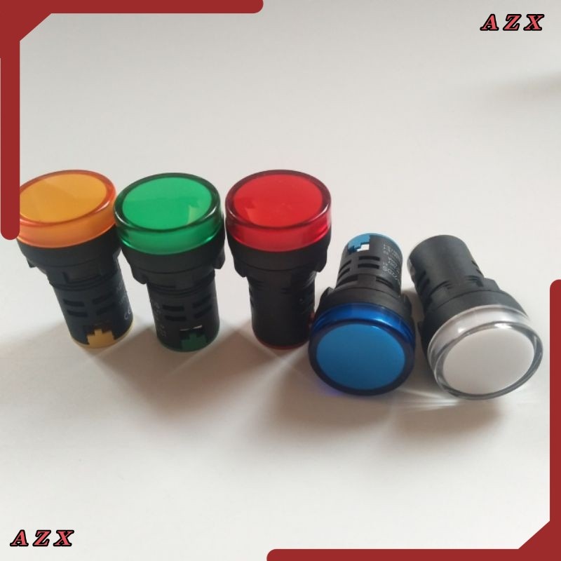 ￼Lamp หลอดไฟโชว์ AD16-22D/S หลอดแลมป์ LED ขนาด 22มิล มี 5สี 12V 24V 220Vราคา18พร้อมส่งในไทย