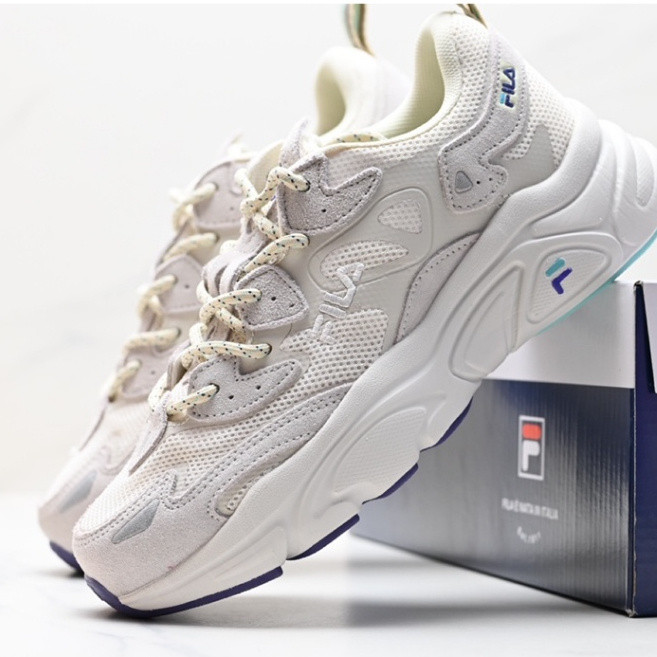 Fila FILA รองเท้ากีฬาลําลองสําหรับฤดูใบไม้ร่วงสไตล์ใหม่รองเท้า Mars HB12