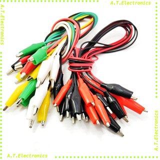 ปากคีบหัวท้าย มีดำแดง และแบบคละสี  พร้อมสายยาวประมาณ 40cm แพ…