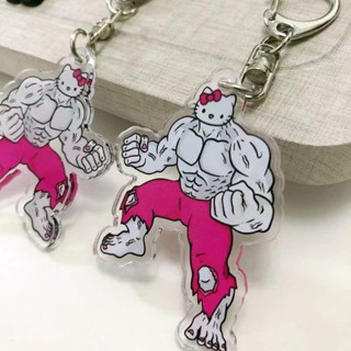 Hercules kitty cat จี้สาวน่ารักหัวใจพวงกุญแจแฟนกระเป๋านักเรี…