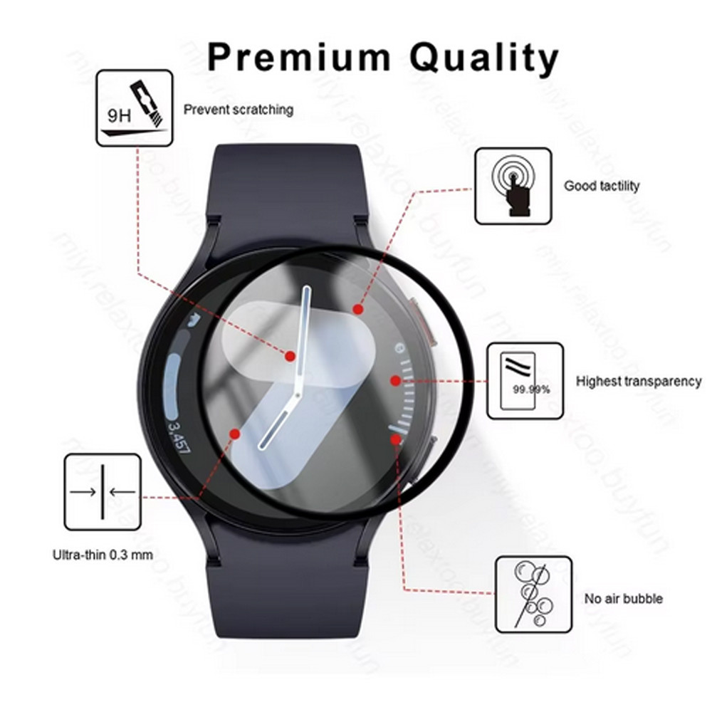 ฟิล์มนุ่ม PMMA และกระจกนิรภัยป้องกันหน้าจอสําหรับ Samsung Galaxy Watch 7 ultra 47 มม.44 มม.40 มม.
