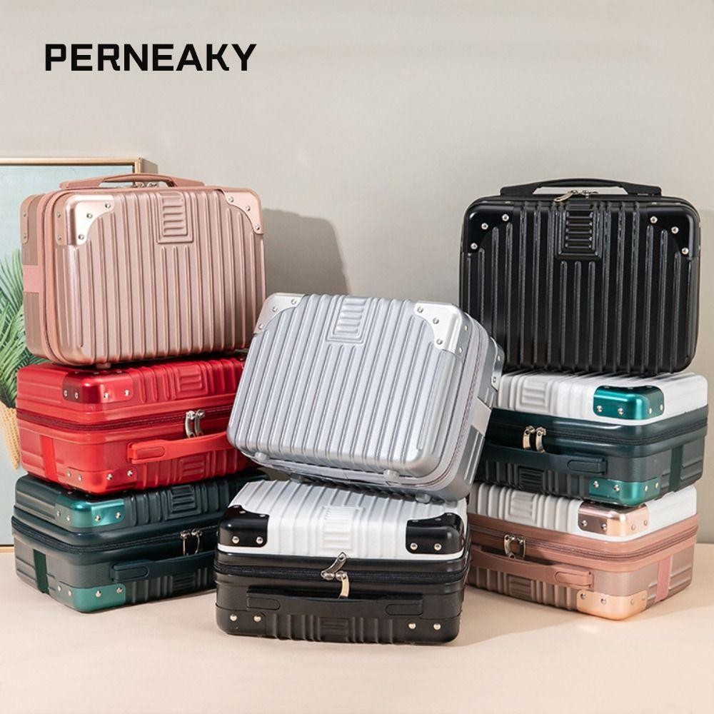Perneaky กระเป๋าเดินทาง, กล่องเครื่องสําอางขนาดเล็ก 14 นิ้ว, ขายร้อน Hand Organizer กระเป๋าเดินทางแต่งหน้าสําหรับผู้หญิง