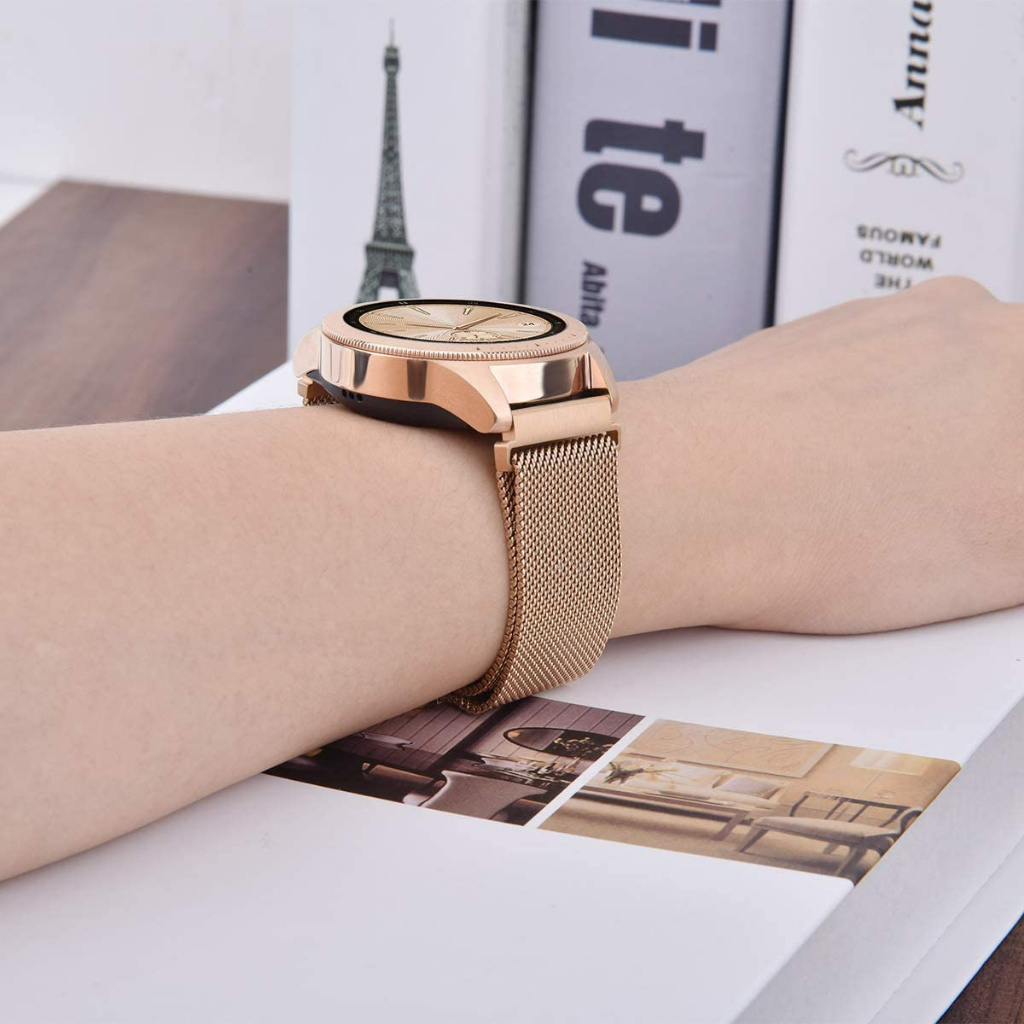 สาย Milanese สําหรับผู้เบิกทาง Garmin 265 255 245 245M 645M 55 158 165 เพลงสแตนเลสสายนาฬิกาอัจฉริยะ