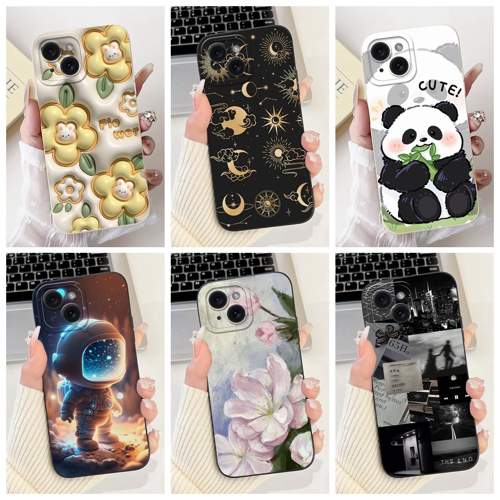 สําหรับiphone 14 14Pro 14Plus 14ProMaxกรณีความงามน่ารักPandaแฟชั่นปกหลังสําหรับiPhone 14 Pro Maxเคสโ