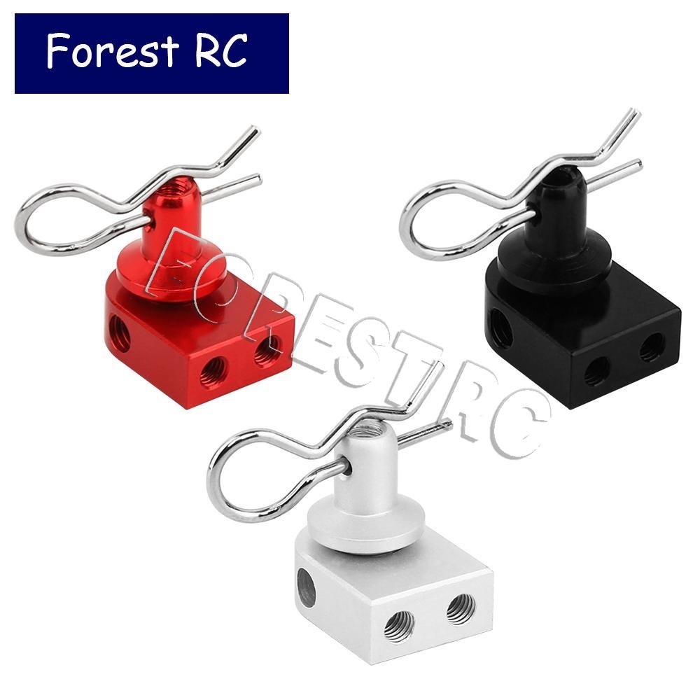 Aluminun Body Post Mount Shell คอลัมน์ชุดคลิปและแม่เหล็กแบนสําหรับ Axial SCX10 PRO-AXI03028 1/10 RC Crawler DIY ชุดอัพเกรด