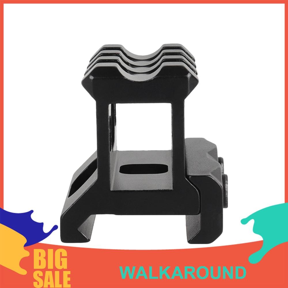 3 ช่อง 20 มม.Riser Mount อลูมิเนียมขอบเขต Riser ฐาน Mount สําหรับ Picatinny Rail [walkaround.th]