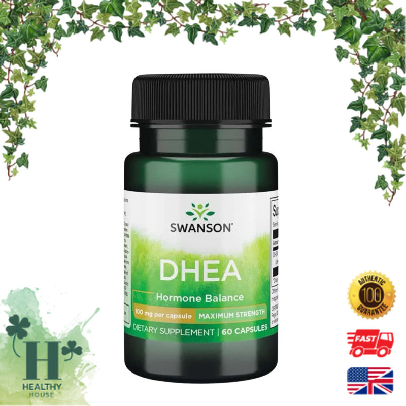 พร้อมส่ง Swanson DHEA 50 mg 120 Capsules & 100 mg 60 Capsules