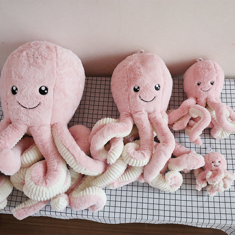 Octopus Doll Octopus Plush Toy ตุ๊กตาชีวิตทางทะเลที่มีสีสัน
