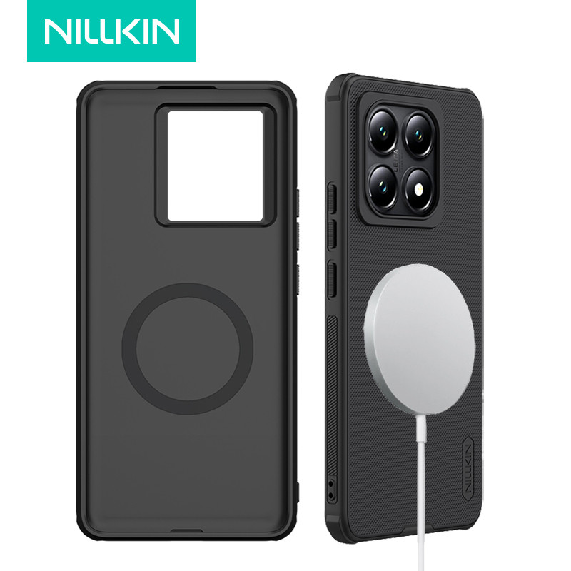 สําหรับ Xiaomi 14T Pro Case Nillkin Super Frosted Shield Pro ดูด Hard Matte กลับฝาครอบชาร์จไร้สาย