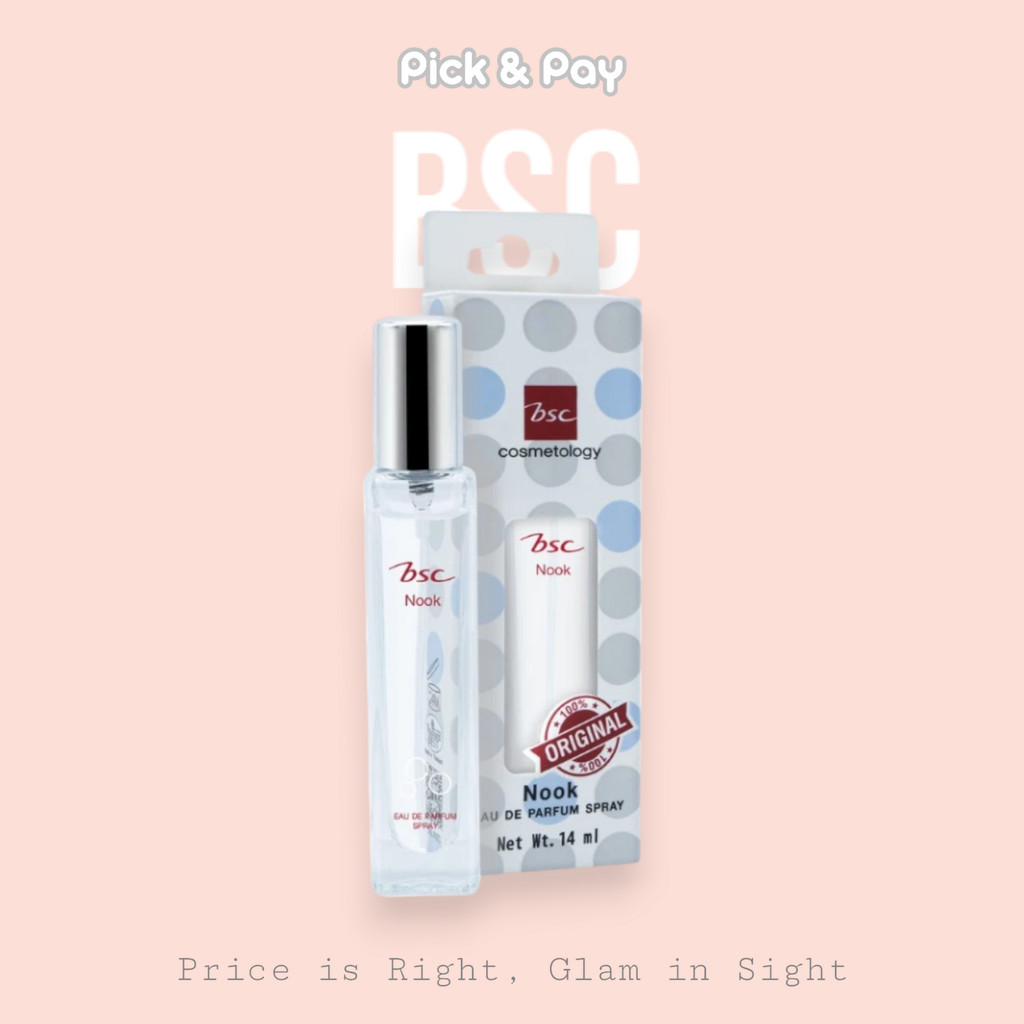 สเปรย์น้ำหอม กลิ่นนุ๊ค BSC Nook Eau De Parfum Spray สเปรย์น้ำหอม 14 ml.