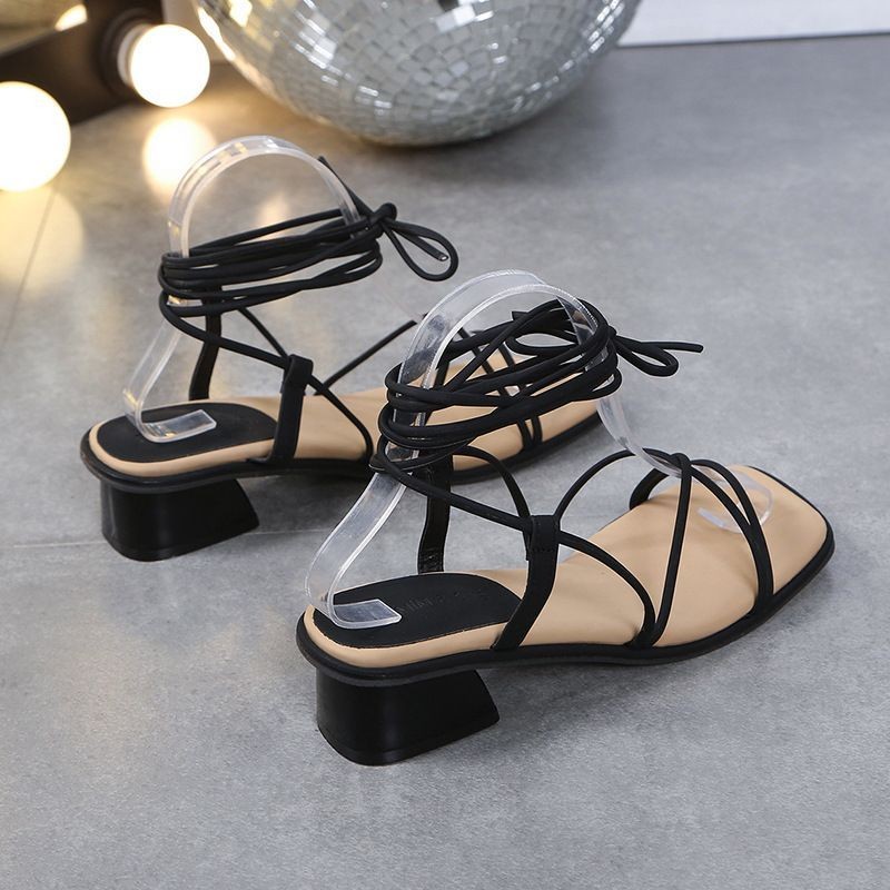 รองเท้าแตะพื้นหนา Over-Toe Sandals Beach Summer Premium New