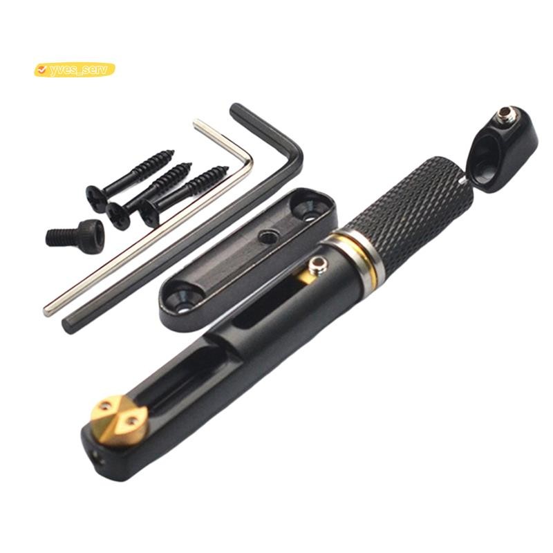 yves_serviceSaddle Headless กีตาร์ไฟฟ้า Bridge Tailpiece พร้อมประแจสําหรับกีตาร์ไฟฟ้า Headless