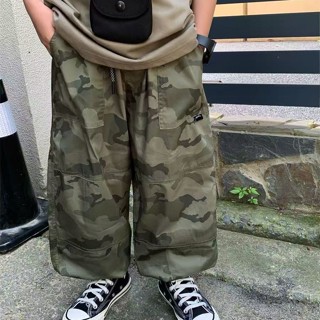 กางเกงแห้งเร็ว สำหรับเด็กผู้ชาย สไตล์ลำลอง บางและหลวม อเนกปร…