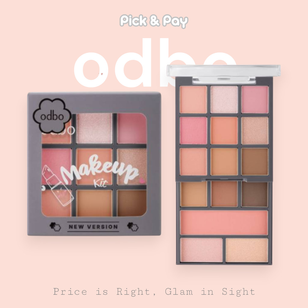 odbo Makeup Kit New Version ชุดรวมเมคอัพ ให้ความ ครบจบในตลับเดียว (ODS06)