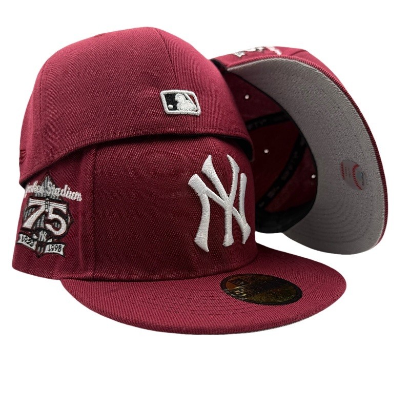 หมวก New York Yankees MLB 59FIFTY New Era สไตล์ snapback สำหรับทุกเพศ