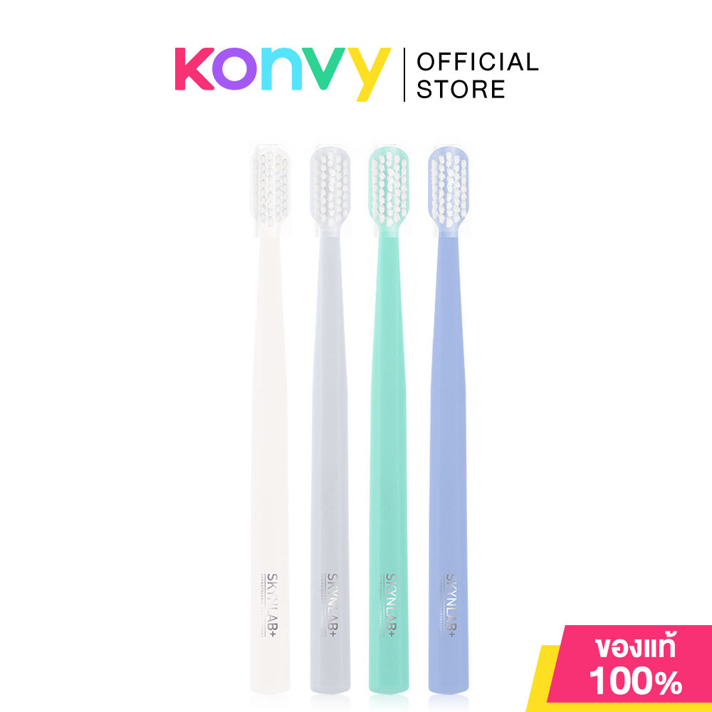 Skynlab Deep Clean Medium Soft Toothbrush 4pcs แปรงสีฟัน สกินแล็บ ดีพ คลีน มีเดียม ซอฟท์.