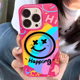 🌷KIDDY🌷เคสไอโฟน11 12 13 14 15 16 17 Pro Max Matte Cartoon การ์ตูน hard Case For iPhone 7 8 16 15 PLUS X/XS XR XSMAX