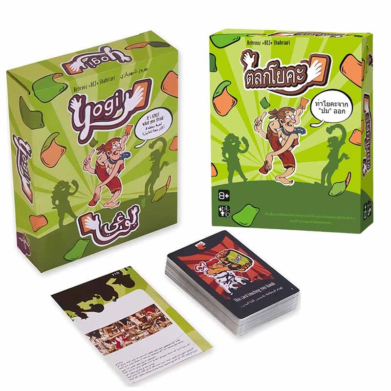 เกมกระดานโยกิกา Boardgame กมโต๊ะการ์ดโยคะ เกมกระดานสำหรับปาร์ตี้ เกมโต๊ะสำหรับผู้ปกครองและเด็ก