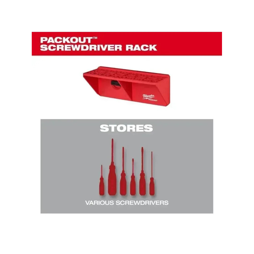 🔥ของแท้ ส่งด่วน🔥 Milwaukee 48-22-8341 Slot Multi-Size กล่องเก็บไขควง - รูปที่ 5