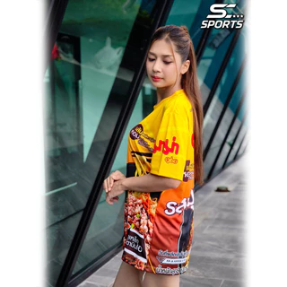 SC Sports เสื้อพิมพ์ลาย มาม่าหมูสับ งานจริง สวย สีสด คมชัด ผ้ากีฬาหนา 145g สีสด สวย งานคม นุ่ม ลื่น
