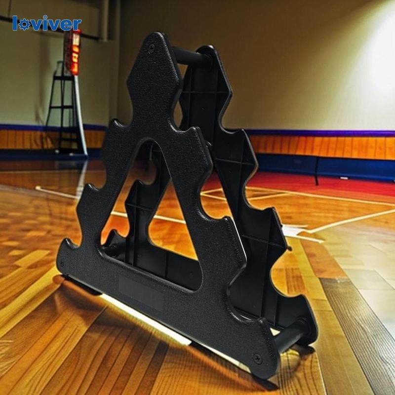 [Loewever] ชั้นวางดัมเบล 3 ชั้น สำหรับเก็บน้ำหนัก ใช้ในการออกกำลังกายและฝึกฝนฟิตเนส