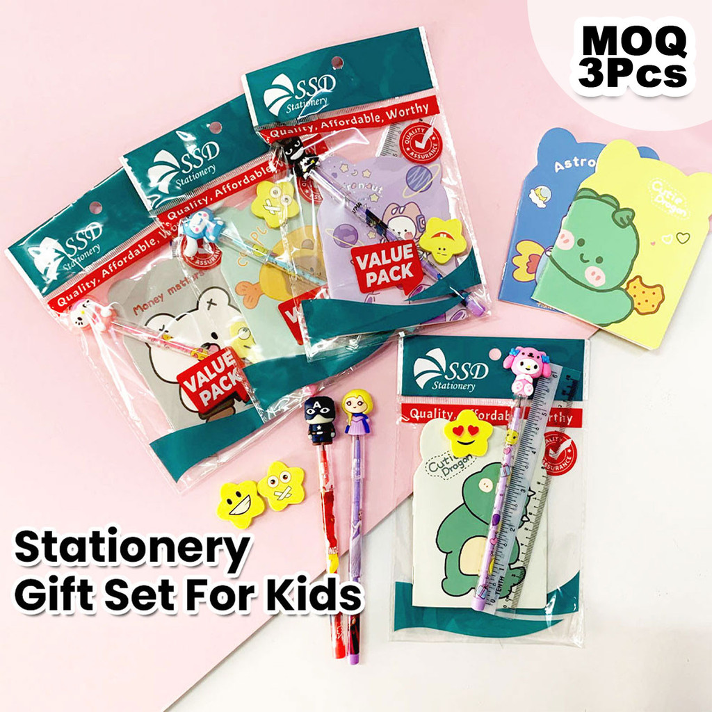 10Q Stationery & Cute Value Pack Set – เหมาะสําหรับวันเกิดและโรงเรียน