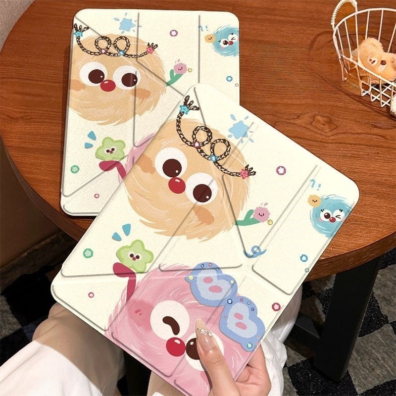 เคสไอแพด สำหรับ Air7 2025-M3 Gen11 A16 Air6-11นิ้วgen10 Air4 Air5 10.9 gen7 gen8 gen9 10.2Pro11 2018-2022มีที่ใส่ปากกาคะ