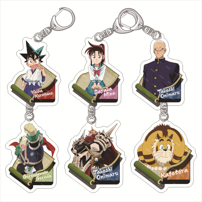 Shin ・ Shi Den YAIBA พวงกุญแจอะคริลิค Kimaru Mengjin · Samurai Legend YAIBA จี้อะคริลิค