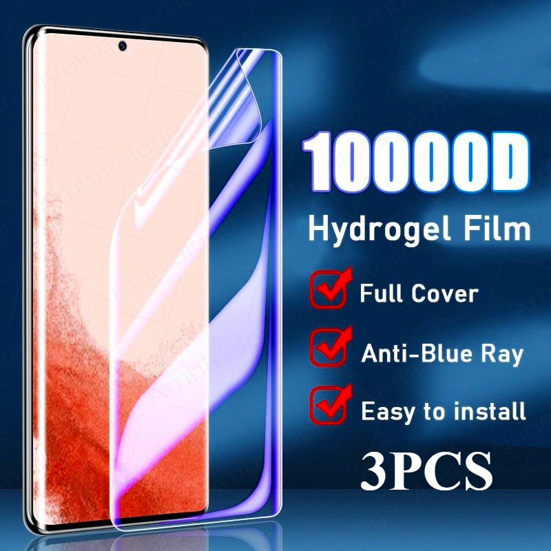 3 ชิ้น Anti Blue Light Hydrogel ป้องกันหน้าจอสําหรับ TCL 60 60R SE XE NxtPaper HD Clear Soft Hydroge