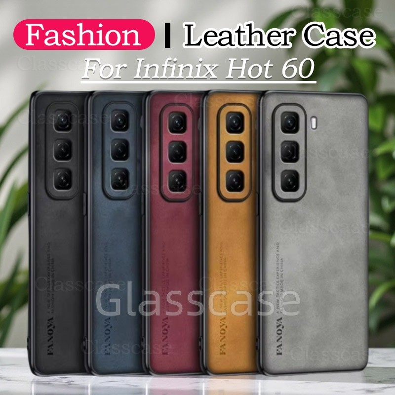 ปลอกสําหรับ Infinix Hot 60 6 0 i pro plus 60i 60pro 60proplus 60pro + Hot60i 2025 หนังแกะหนังเคสโทรศัพท์เลนส์ป้องกันแฟชั่นปลอกกันกระแทกนุ่มกลับกรณีฝาครอบ
