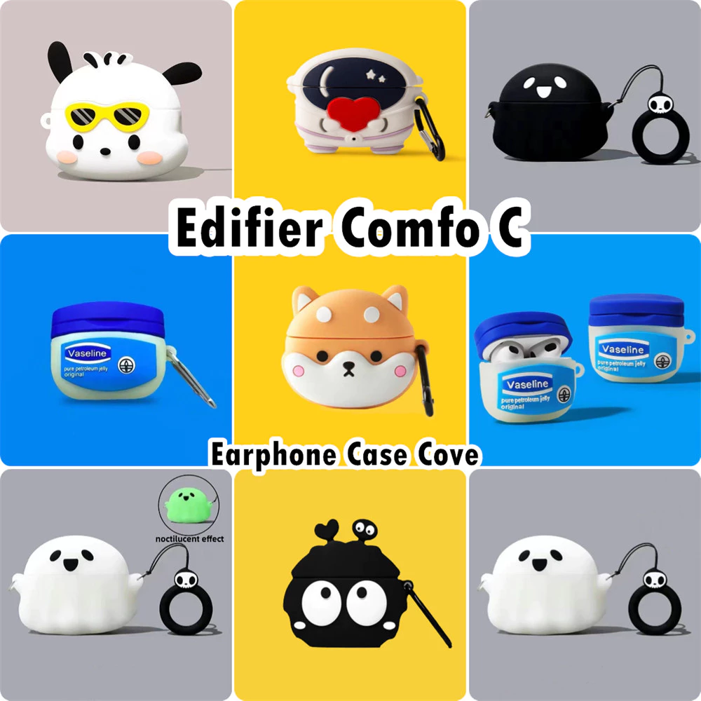 READY STOCK!นําไปใช้กับ Edifier Comfo C เคส Case เคสหูฟัง ซีรีส์การ์ตูนอินเทรนด์ ซิลิโคนนุ่ม เคส เคสหูฟัง