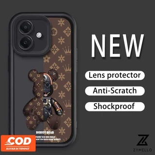 เคสโทรศัพท์ Vivo Y17s Y18 Y15 Y22 Y21 Y27 Y17 Y78 Y20 Y12i Y02 Y15s Y33s Y36 Y100i Y12s การ์ตูนหมีรุนแรงกันกระแทกTPUเคสโ