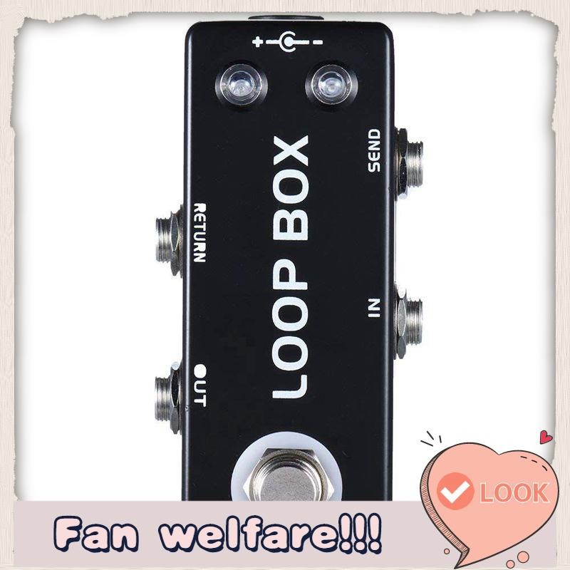 Mini Guitar Effect Pedal Loop Box Switcher Channel Selection True Bypass