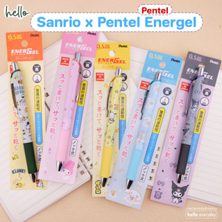 Pentel ปากกาเจล sanrio รุ่น Pentel Energel ขนาด0.5mm หมึกสีด…