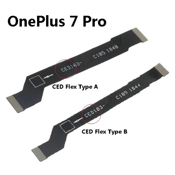 OnePlus 7 Pro / One Plus 7Pro GM1911 GM1913 GM1915 GM1917 สาย LCD เมนบอร์ด Flex Ribbon OnePlus7 Pro 