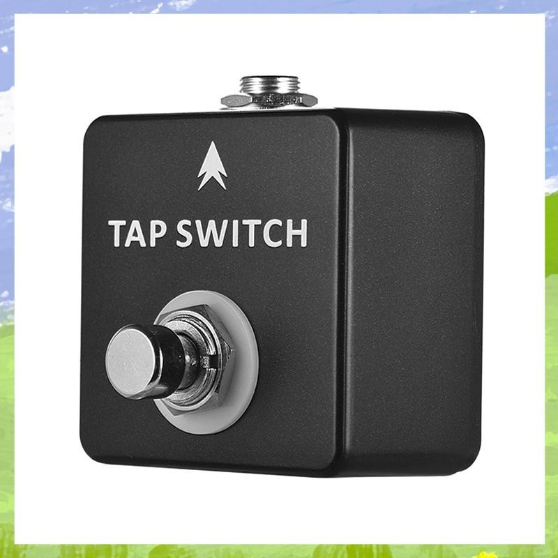 TAP Switch Tap Tempo Switch Pedal Full Metal Shell สําหรับกีตาร์อุปกรณ์เสริมกีตาร์