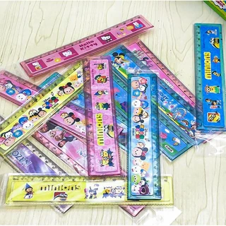 ไม้บรรทัดรวมการ์ตูนดัง 15Cm.✔️พร้อมส่ง (🎲สุ่มลาย)ไม้บรรทัด เครื่องเขียน ราคาส่ง ไม้บรรทัดน่ารักๆ