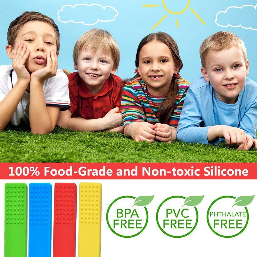 สร้อยคอกัด ของเล่นประสาทสัมผัสสําหรับการงอกของฟันเด็กเคี้ยวช่องปากประสาทสัมผัสทารก Adhd Fitshobr ver